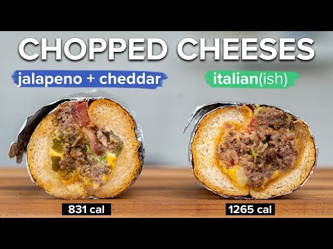 How to make a Lower Calorie Chopped Cheese that still tastes good.