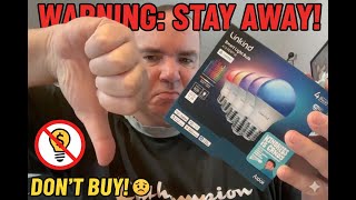 Linkind / AiDot smart Light Bulbs review - NOT RECOMMENDED!