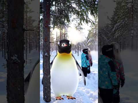 Peekaboo! Penguin Finds You! 🐧🙈❄️ #Shorts