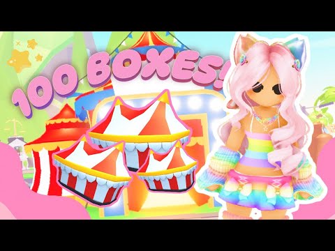 OPENING 100 GIBBON BOXES! Roblox Adopt Me