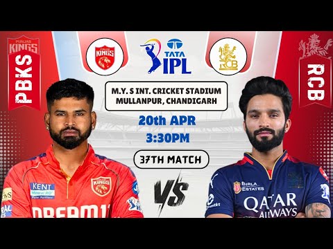 PBKS vs RCB Today Match Prediction | Punjab Kings vs Royal Challengers Bengaluru IPL 2025 37th Match