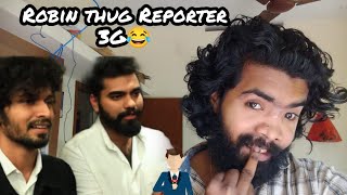 DR ROBIN THUG അടിച്ചു REPORTER 3G😂/#biggboss #drrobin #reaction  #reporter #drrobininterview #trend