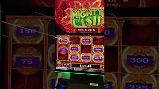 BONUS in the BONUS on Mighty Cash slot machine ➡️$6/BET! #slot #casino #shorts