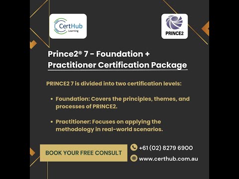 Prince2® 7 - Foundation + Practitioner Certification Package from CertHub