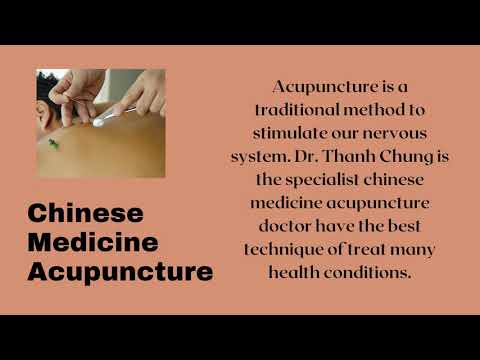Chinese Medicine Acupuncture | Dr  Thanh Chung