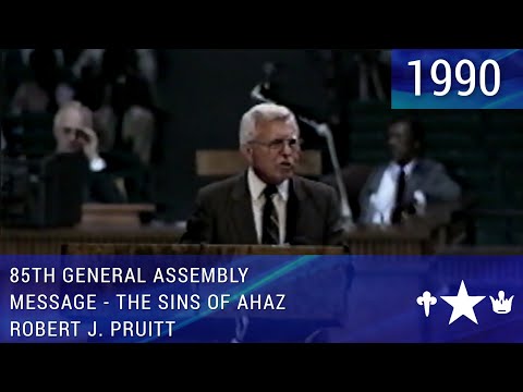 The Sins of Ahaz By Robert J. Pruitt 85th General Assembly COGOP 1990