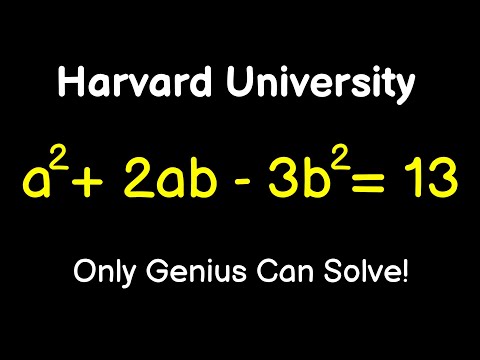 How to solve a Harvard University entrance exam question | Algebra problem
