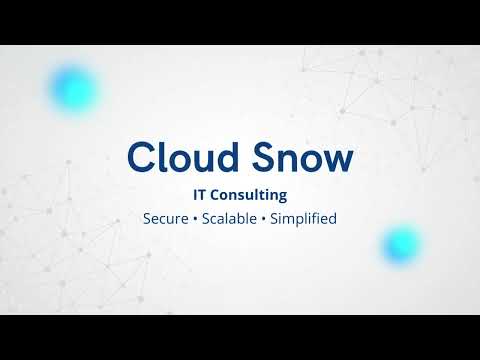 Small Business IT Solutions That Just Work | Cloud Snow IT Consulting