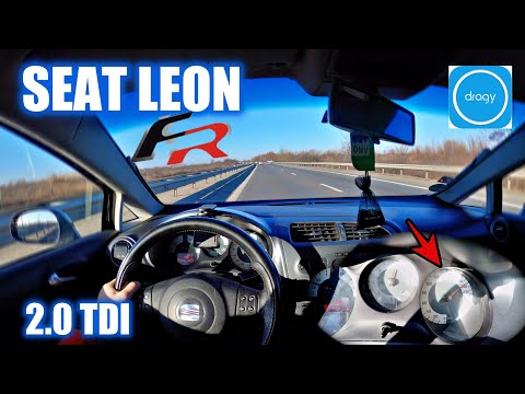 SEAT LEON FR | 2.0 TDI 170HP | TEST DRIVE 0-100 100-200 DRAGY