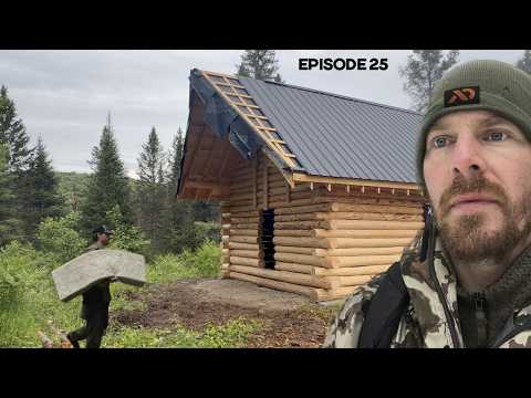 Log Cabin Build on Off-Grid Homestead |EP25| Insulation + Floor