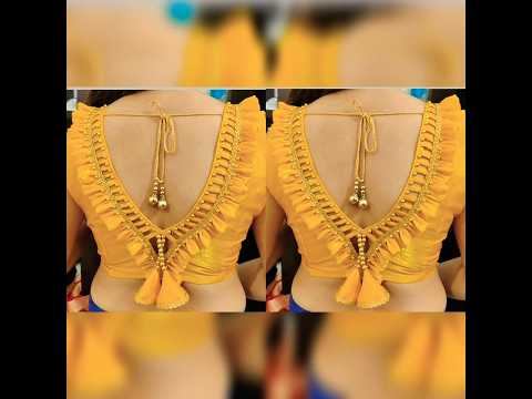 Latest blouse back neck designs 2024#fashion #blousedesigns #viralshort #youtubeshorts #trending 🔥🔥