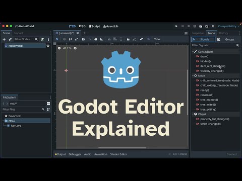 Godot 4 Editor Explained & 2D Workflow Basics