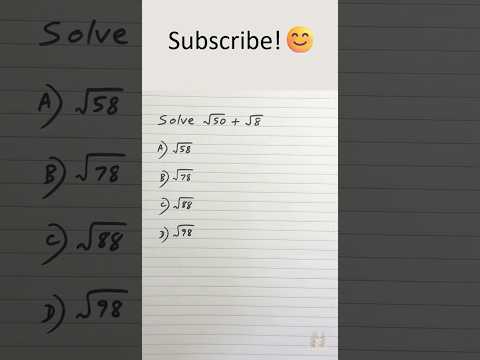 Tricks to help your SAT exam #satexam #surds #math
