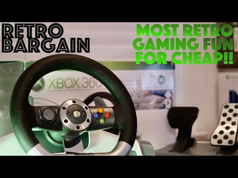 Unboxing & Playing With The Xbox 360 Wireless Racing Wheel - The Retro Bargain of 2020!!