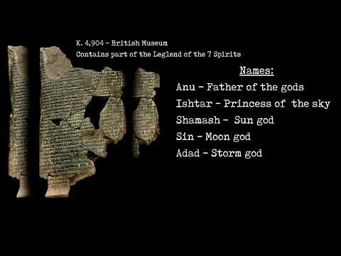 Akkadian Legend of the 7 Evil Spirits | c. 911-612 BCE