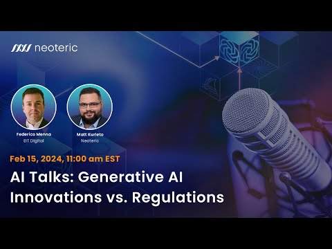 AI Talks: Generative AI - Innovations vs. Regulations