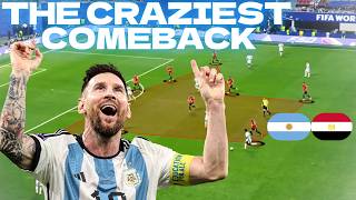 The Craziest Comeback | Messi Shines | Argentina vs Egypt World Cup Tactical Analysis