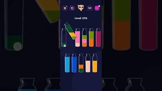 Get Color Bottle Game level 206 #shorts #pggaming