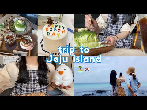 【お知らせ💌】Trip to Jeju 🏝️ vlog | 韓国語難しすぎた | チェジュ島おすすめスポット🍊