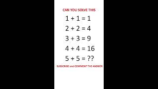 Can you solve this ?