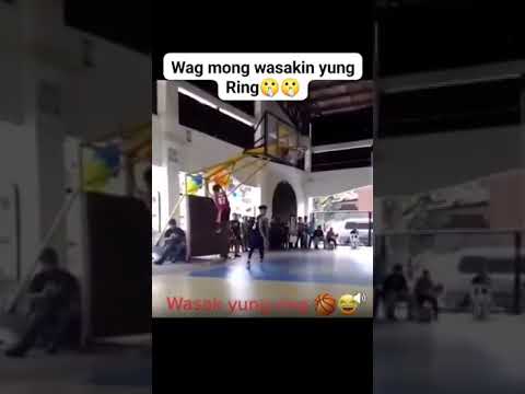 Winasak ang ring #funny #comedy #basketballislife