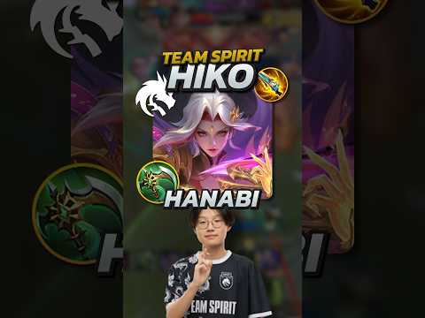 How Team Spirit Hiko Plays Hanabi! Mobile Legends #mobilelegends #mlbb #gaming