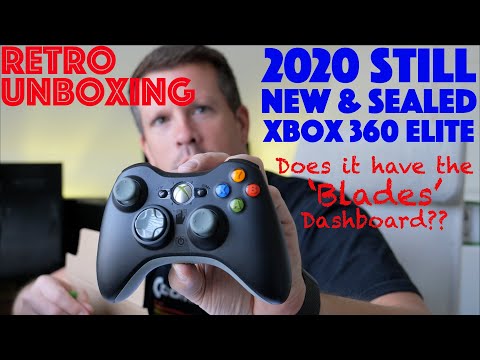 Sealed Xbox 360 Elite Unboxing! Does It Have The Blades Dashboard?
