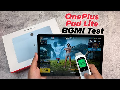 OnePlus Pad Lite BGMI Test with FPS Meter 🔥 Graphics Settings, Battery Drain Test | BGMI Gameplay