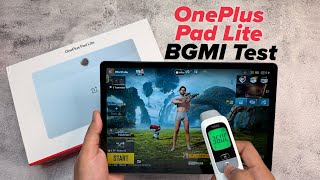 OnePlus Pad Lite BGMI Test with FPS Meter 🔥 Graphics Settings, Battery Drain Test | BGMI Gameplay