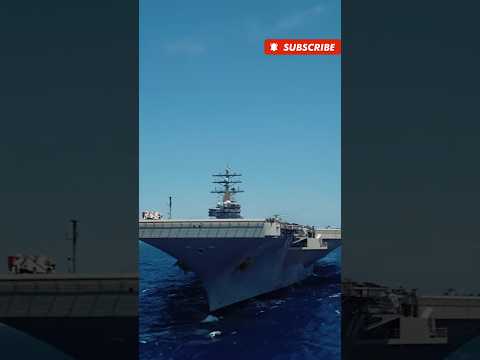 Mighty Navy Carrier Dominates the Ocean 🌊⚓️ #navy #sea #ocean #shipcarrier #shorts #video #trending