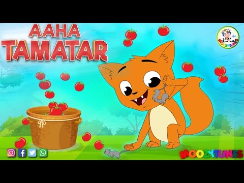 आहा! टमाटर बड़ा मजेदार! | Funny Songs For Kids | #moozytunes #funny