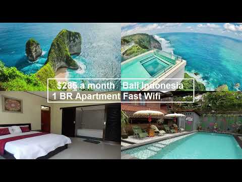 ONLY 285$ Monthly rental Bali Indonesia Amazing Budget Apartment hotels condo worldwide #Shorts