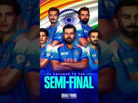 India New Zealand semi final #cricket #ipl #viratkohli #cricketnews #championstrophy2025