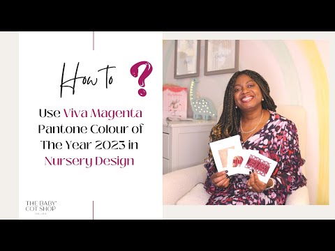 How To Use Viva Magenta Pantone Colour 2023 in Nursery & Kids Room Design