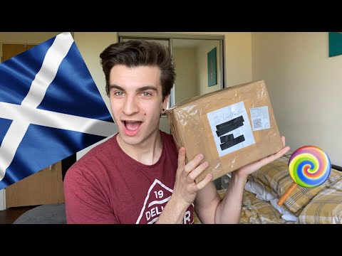 Trying Scottish sweets
