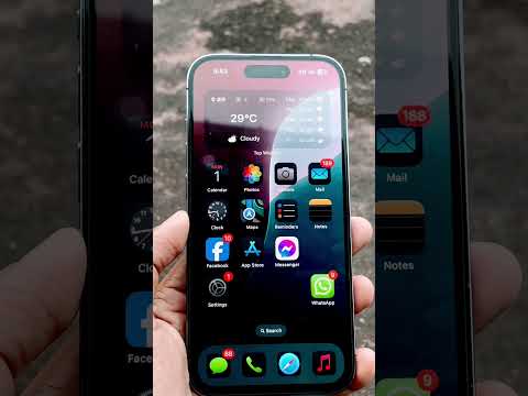 iOS 18 Dark theme in iPhone 14 pro #ios18 #ios18beta #ios18features #ios17