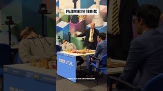 Pragganandha wins The TATA STEEL MASTERS CHESS 2025 🏆#chess #gukesh #praggnanandhaa #shorts