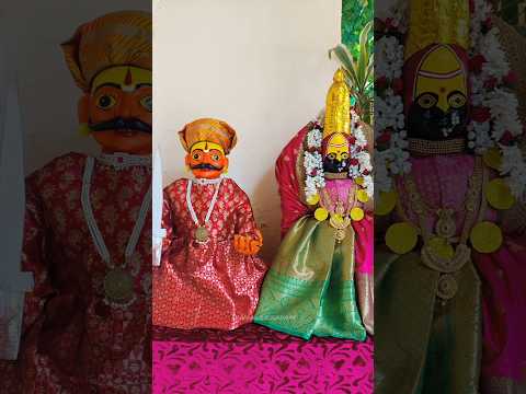 khanderao Maharaj idol making ganpati decoration idea #khanderaomaharaj #jejuri  #ganpatidecoration