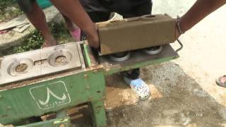 Nepal post earthquake reconstruction using interlocking compressed earth bricks.