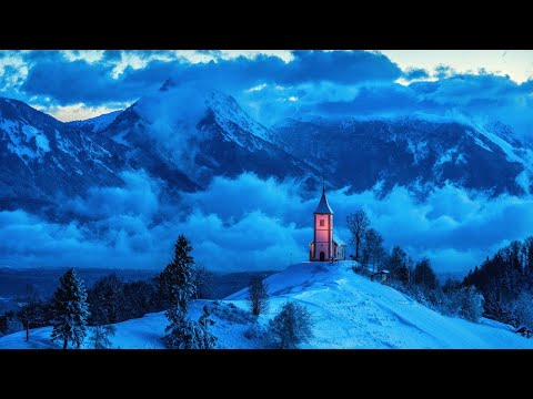 CHRISTMAS HOLIDAY Meditation WINTER WONDERLAND Snowy Winter Nature Slideshow Christmas Melody
