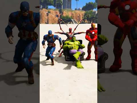 GTA V : HULK AND VENOM'S EPIC REVENGE ON DOCTOR DOMM! 🤯 | #shorts #gta5