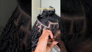 An Easy Way To Part Hair For Protective Styles At Home! 🙌🏾 #protectivestyles #minitwists
