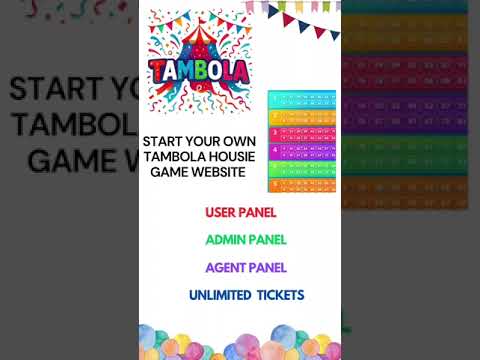 Start Your Own Tambola Housie Game Website & Mobile Application