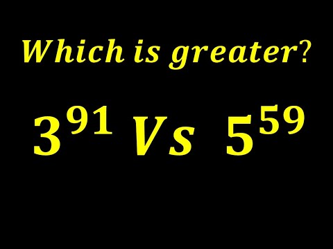 3^91 Vs 5^59 Which Is Greater? | Can You Prove Which Is Greater?