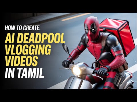 How to Create Ai Deadpool Food Delivery vlog | veo 3 tutorial tamil | ai deadpool vlog | #aitamil