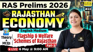 Flagship & Welfare Schemes | Rajasthan Economy for RAS Prelims 2026 | Madhuri Ma'am