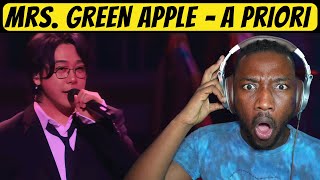 Mrs  GREEN APPLE – A Priori【LIVE from “Harmony”】 REACTION