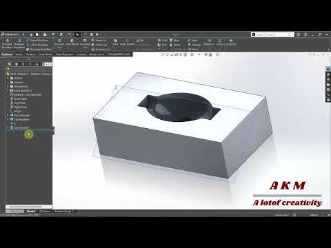الدرس السادس solid work بالعربي