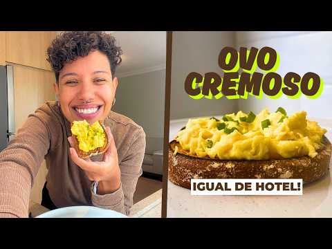 OVO MEXIDO CREMOSO de Hotel em 5 minutos: veja Como Fazer! (sem leite)
