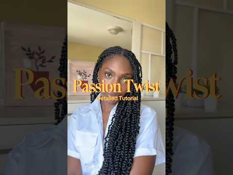 Passion Twists for the Win🌴🏆 #blackgirlhairstyles #protectivestyles #islandtwist #hairtutorial #4c